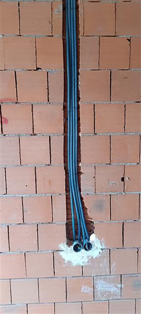 Sıva altı boru ve buat hazırlığı